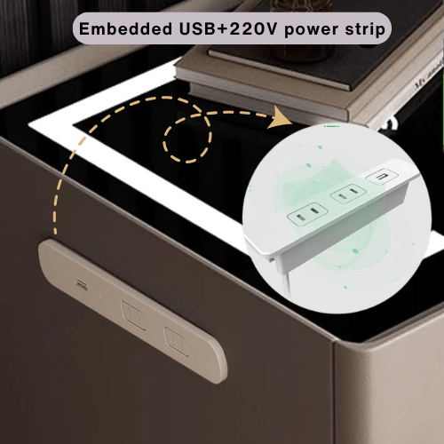 Smart Nightstand With Safe
