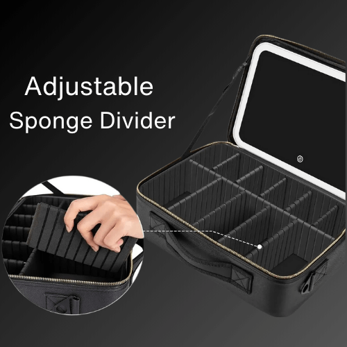 LED Mirror Professional Makeup Bag