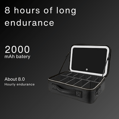 LED Mirror Professional Makeup Bag