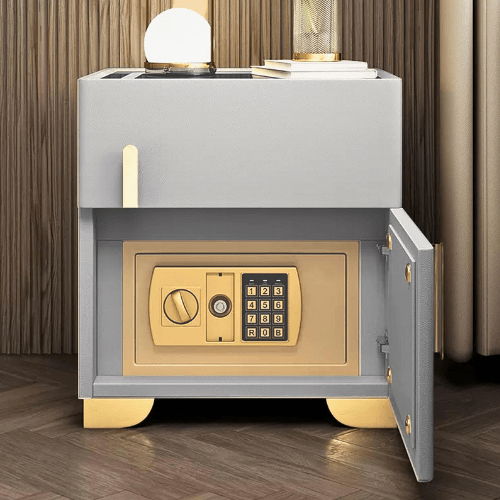 Smart Nightstand With Safe