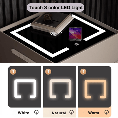 Smart Nightstand With Safe