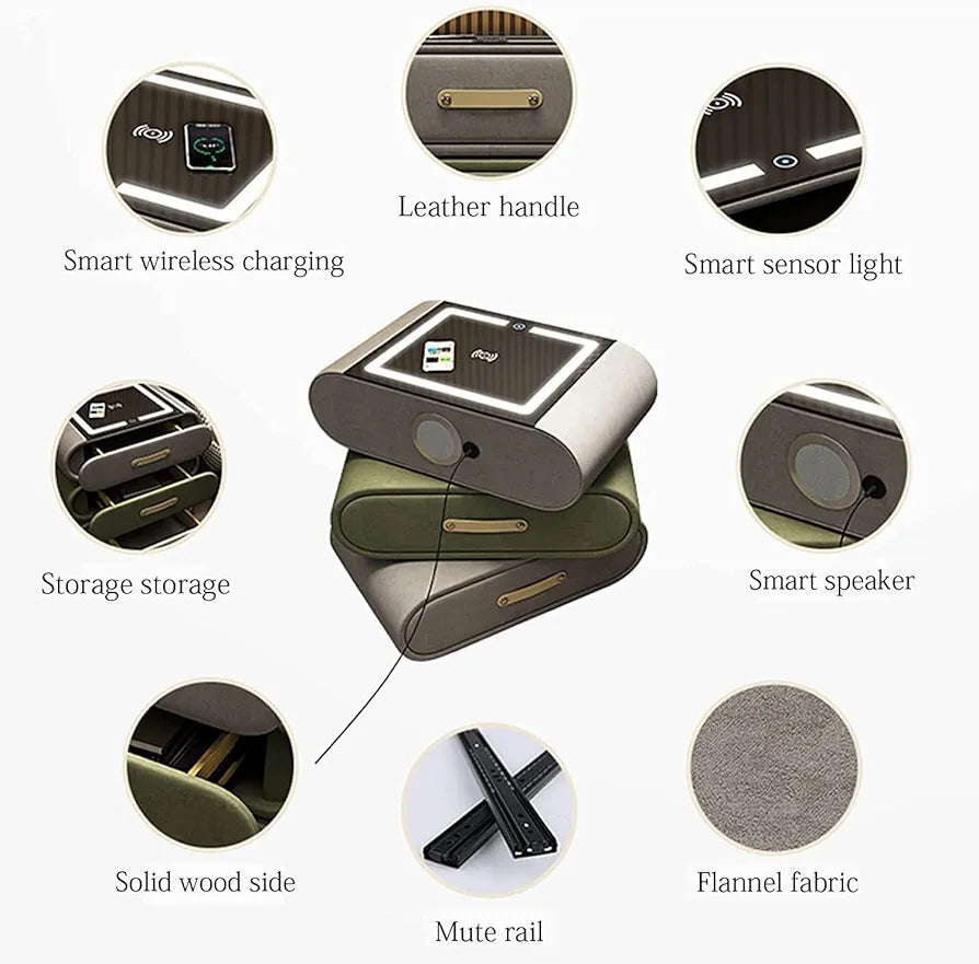 Smart Nightstand With Speaker