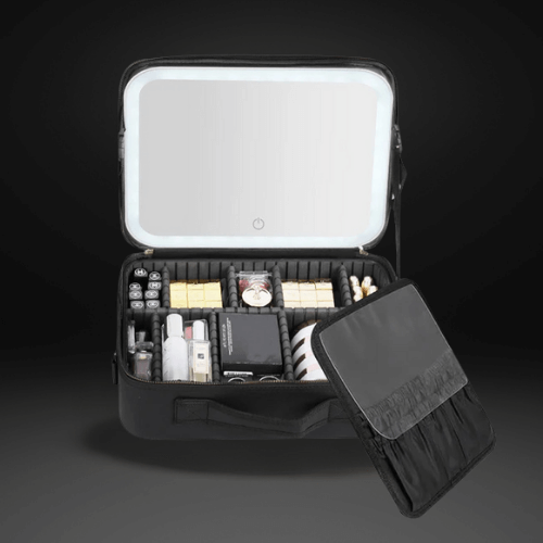 LED Mirror Professional Makeup Bag
