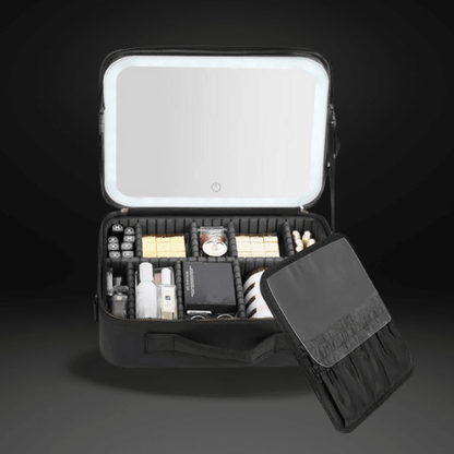 LED Mirror Professional Makeup Bag