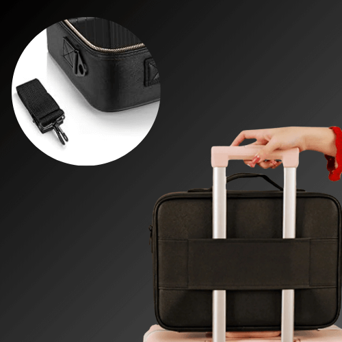 LED Mirror Professional Makeup Bag