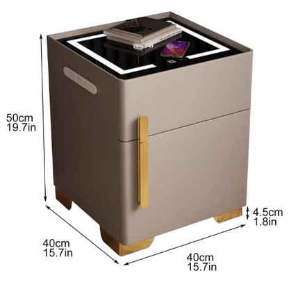 Smart Nightstand With Safe